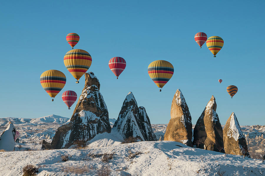Hot Air Ballooning In Cappadocia Photograph by Ayhan Altun