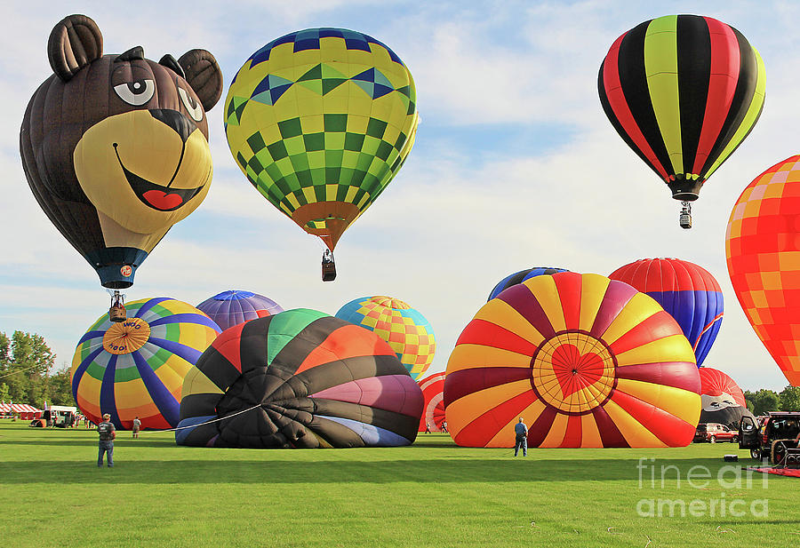 Hot Air Balloons in Findlay 6350  Photograph by Jack Schultz