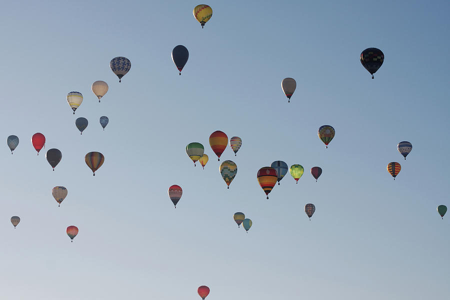 Hot Air Balloons In The Sky Photograph by Sami Hurmerinta