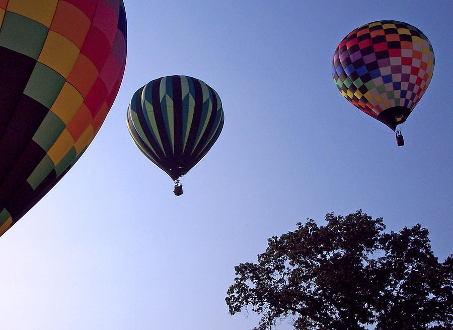 Landscape Photograph - Hot Air Balloons by Kelly Council Landscape Photograph - Hot Air Balloons by Kelly Council