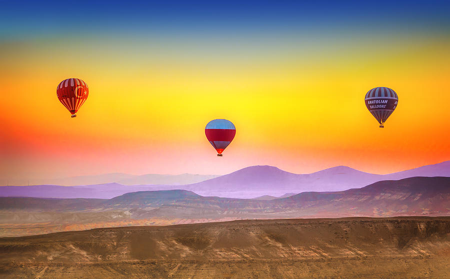 Hot Air Balloons Photograph by Sayyed Nayyer Reza
