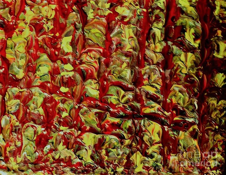 Abstract Painting - Hot and Spicy by Shelly Wiseberg