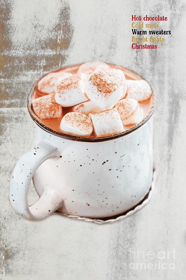 Hot Chocolate Mixed Media by Eva Lechner