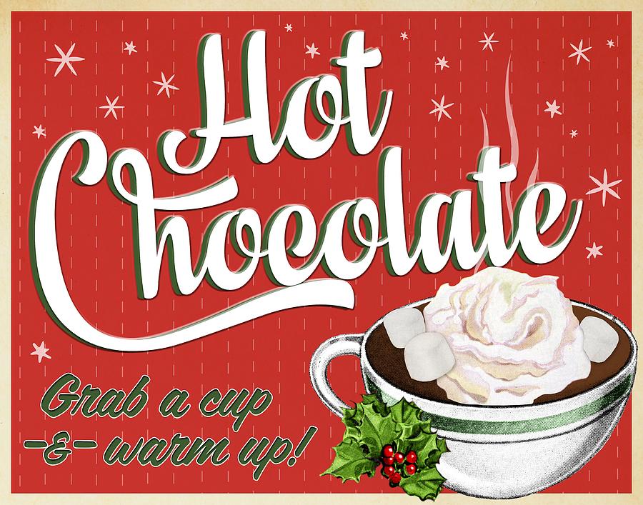 Hot Chocolate Drawing by Unknown