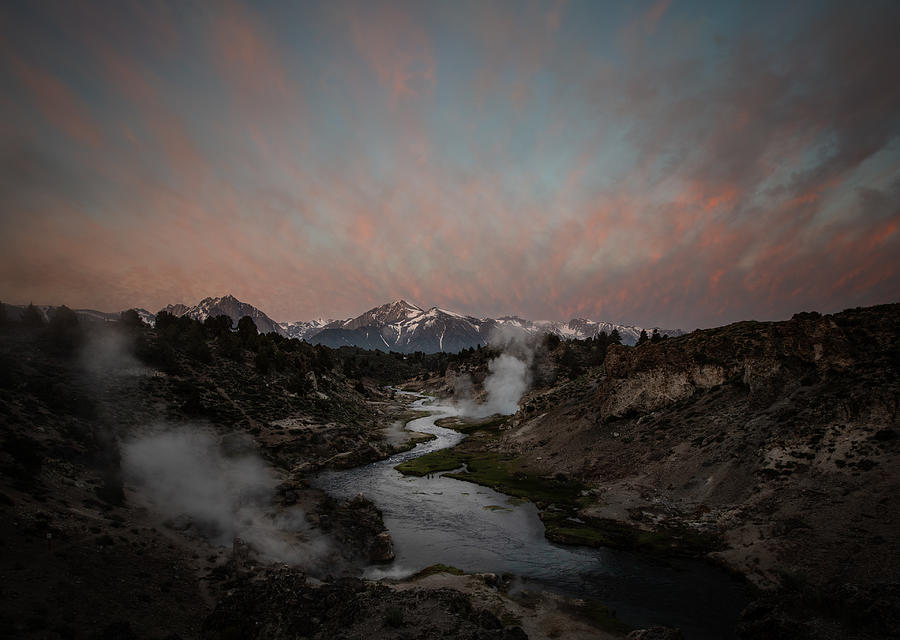 Hot Creek Sunrise Photograph by April Xie