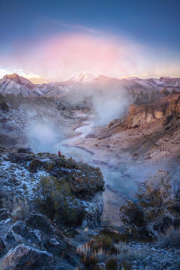 Hot Creek Photograph By Ti Wang - Fine Art America