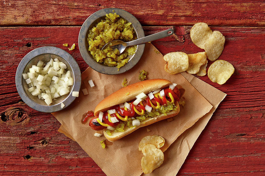 Hot Dog Photograph by Lew Robertson