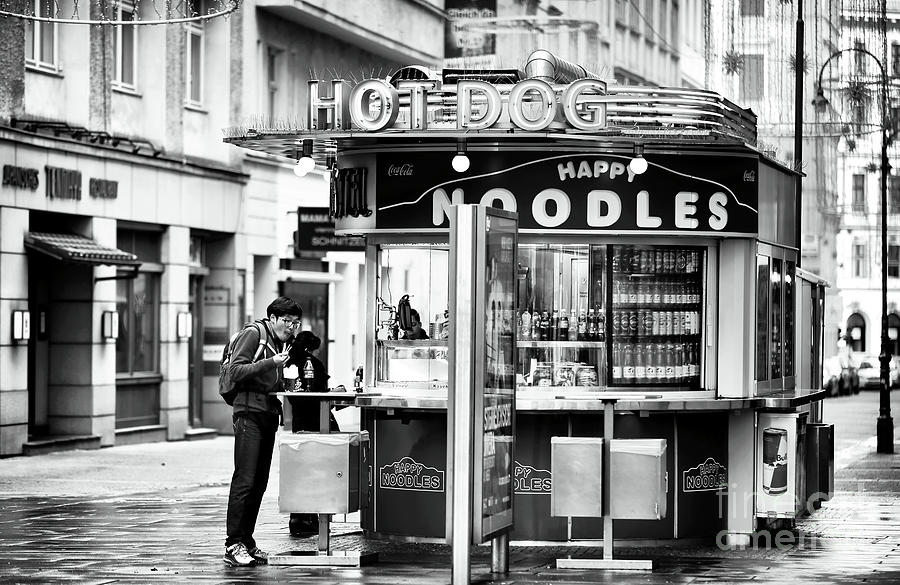 Hot Dogs or Noodles in Vienna Photograph by John Rizzuto