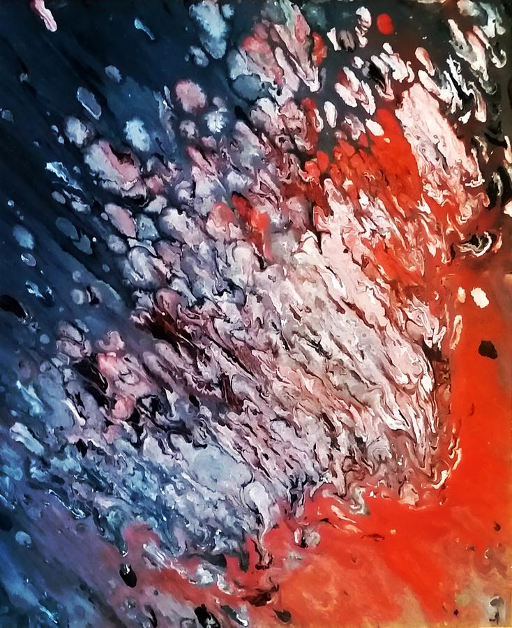 Hot meets cold Painting by Tom Miskell - Fine Art America