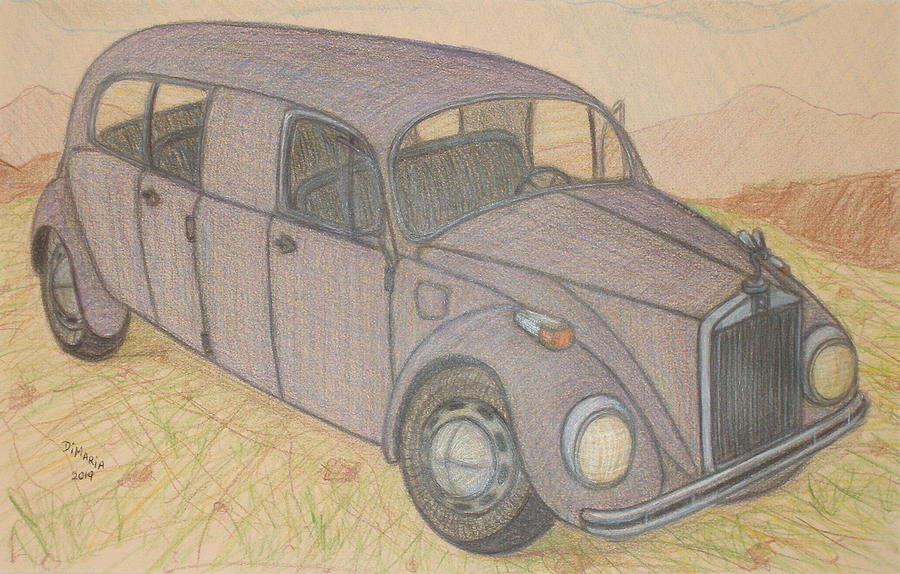 Hot Rod #1 Drawing by Donelli  DiMaria