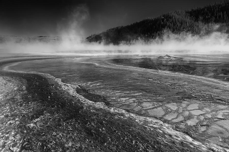 Yellowstone National Park Photograph - Hot Spring by Aidong Ning