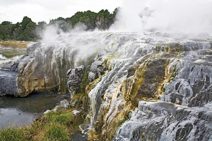 Hot Springs In Rotorua, New Zealand Photograph by Design Pics Hot Springs In Rotorua, New Zealand Photograph by Design Pics