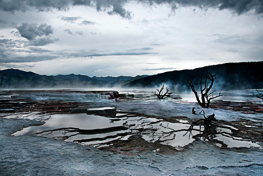 Hot Springs Yellowstone Photograph by Carolyn Hebbard