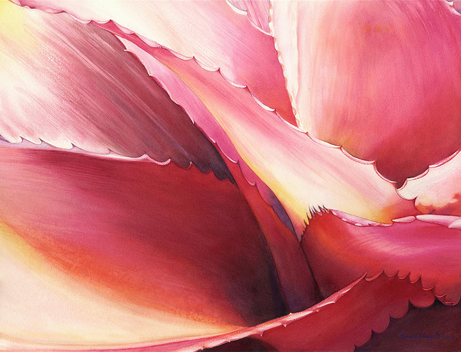 Watercolor Painting - Hot Tango by Sandy Haight