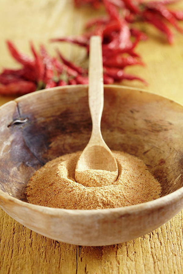 Hot Texas Spice Mixture For Barbecuing With Chilli, Paprika And Pepper Photograph by Teubner Foodfoto