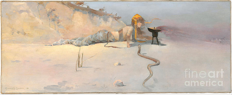 Hot Wind, 1889. Artist Conder, Charles Drawing by Heritage Images