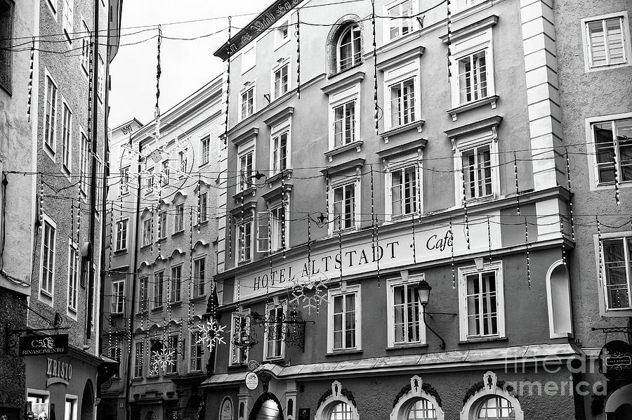 Hotel Altstadt Cafe Salzburg Photograph by John Rizzuto