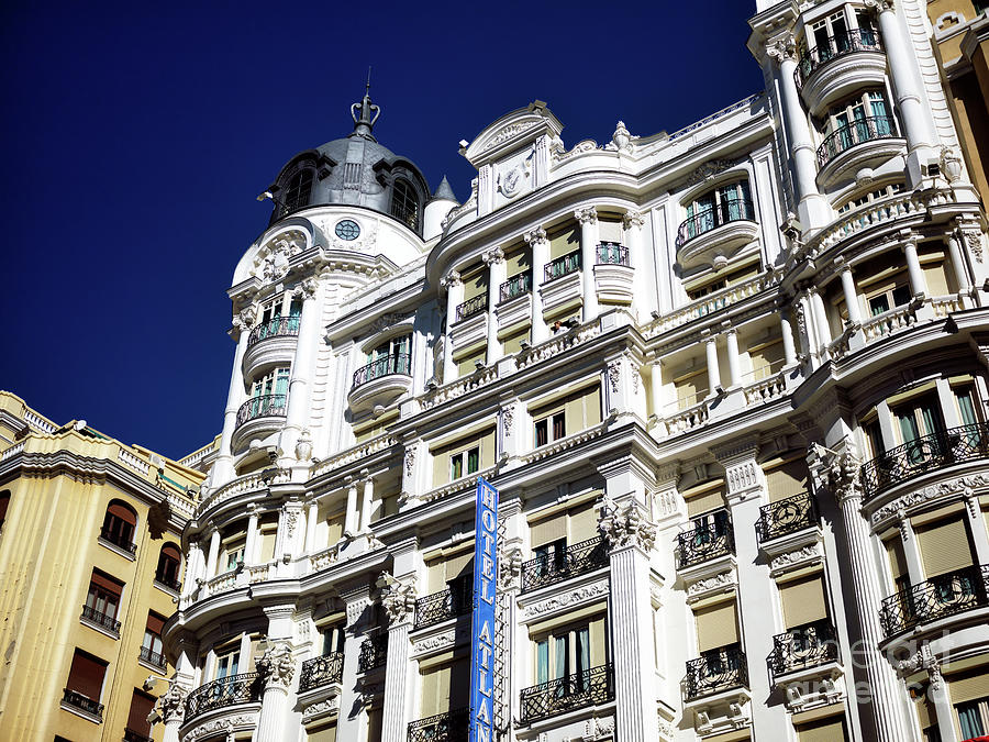 Hotel Atlantico in Madrid Photograph by John Rizzuto