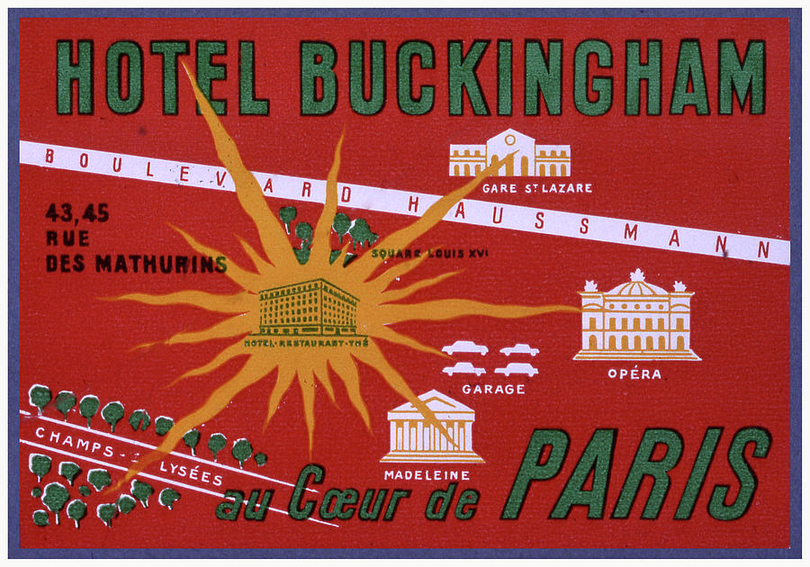 Hotel Buckingham Painting by Unknown - Fine Art America