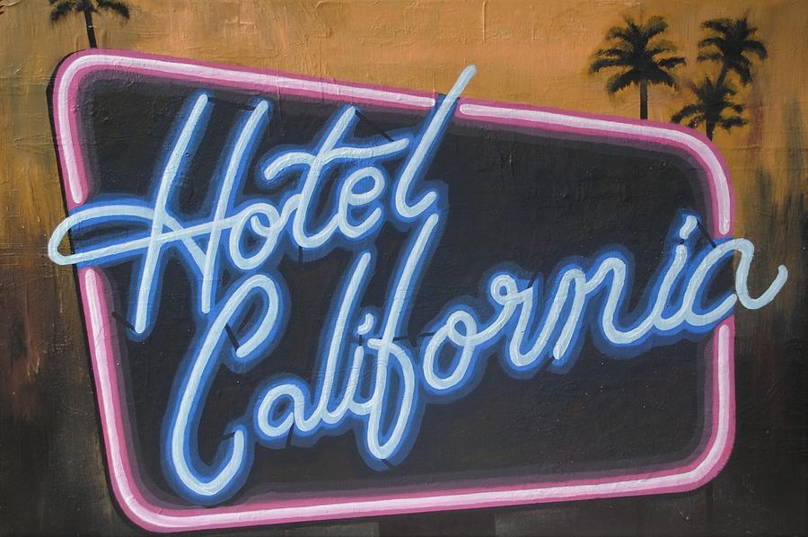 hotel california neon light