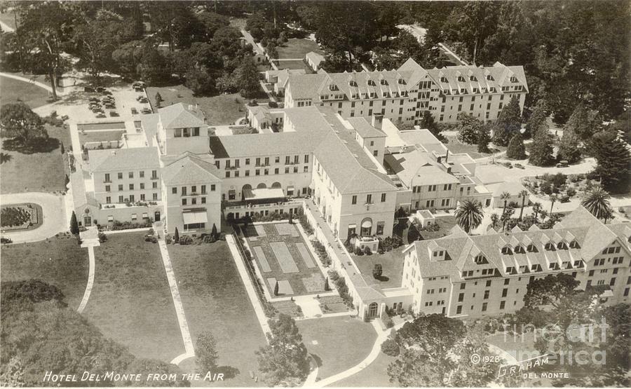 Hotel Del Monte Photograph - Hotel Del Monte From The Air 1928 #2 by Monterey County Historical Society