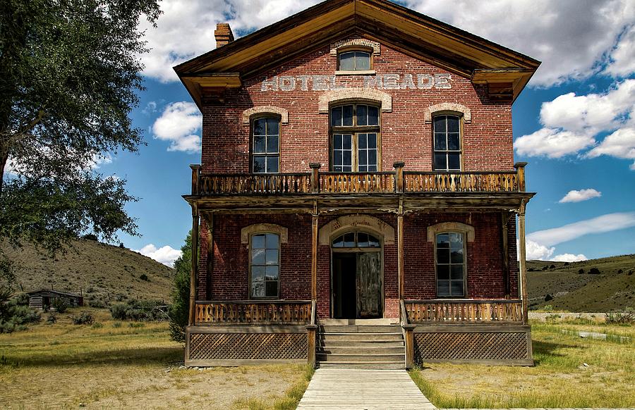 Hotel Meade Bannack Photograph by Steve Benefiel