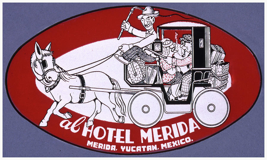 Horse Painting - Hotel Merida by Unknown