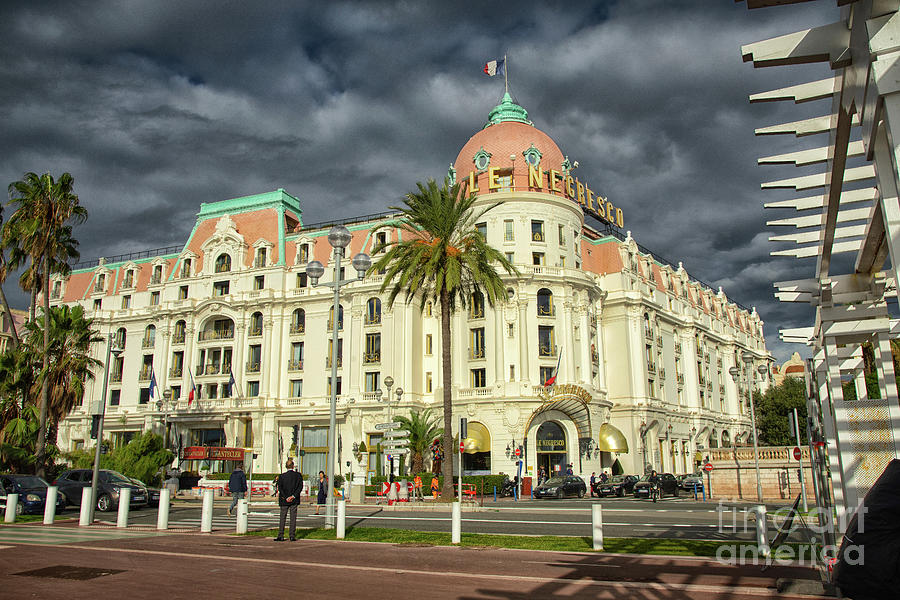 Hotel Negresco Nice France From the Promenade des Anglais Photograph by Wayne Moran