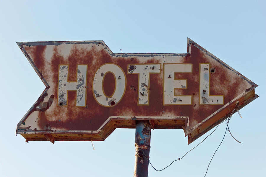 Hotel Sign Photograph by Dhughes9