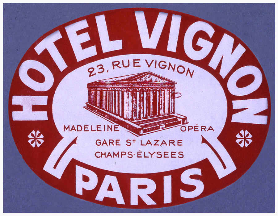 Hotel Vignon Painting by Unknown - Fine Art America