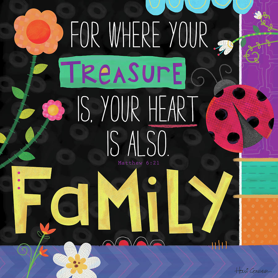 Typography Digital Art - House Blessings 3 by Holli Conger