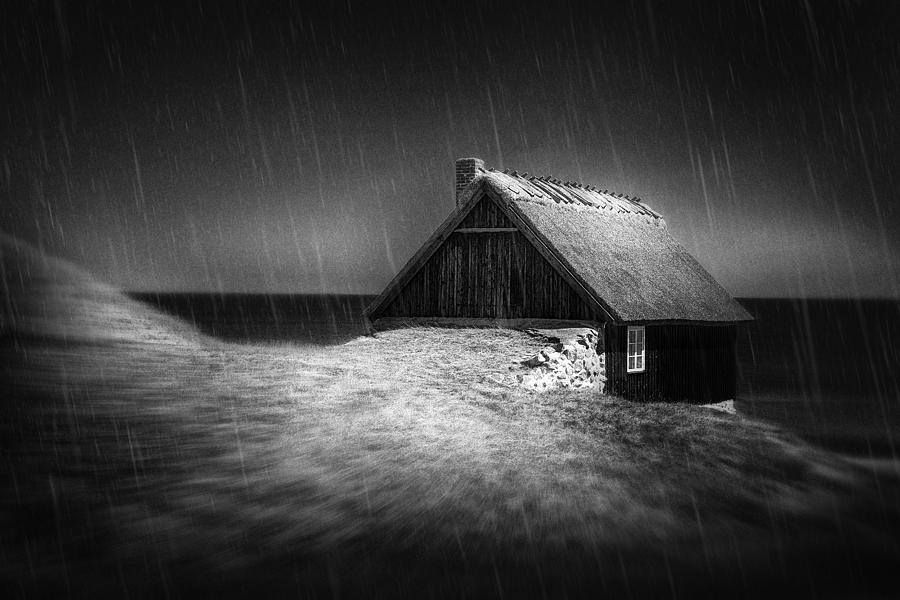 House By The Sea Photograph by Gustav Davidsson