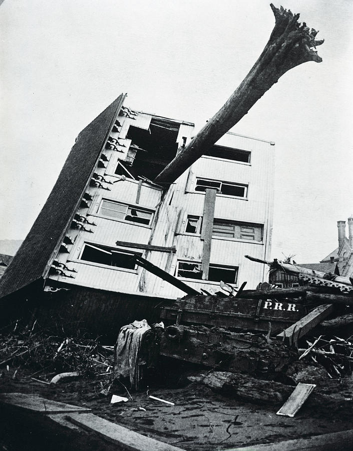 House Destroyed By Flood Photograph by H. Armstrong Roberts