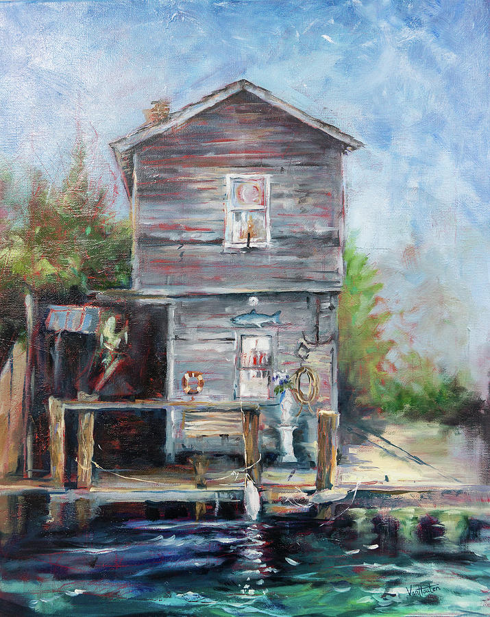 House In Fishtown Painting