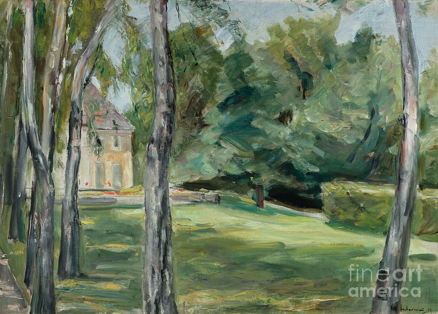 House In The Garden, 1923 Painting by Max Liebermann