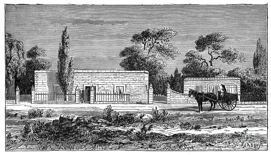 House Of A Rich Boer, South Africa Drawing by Print Collector