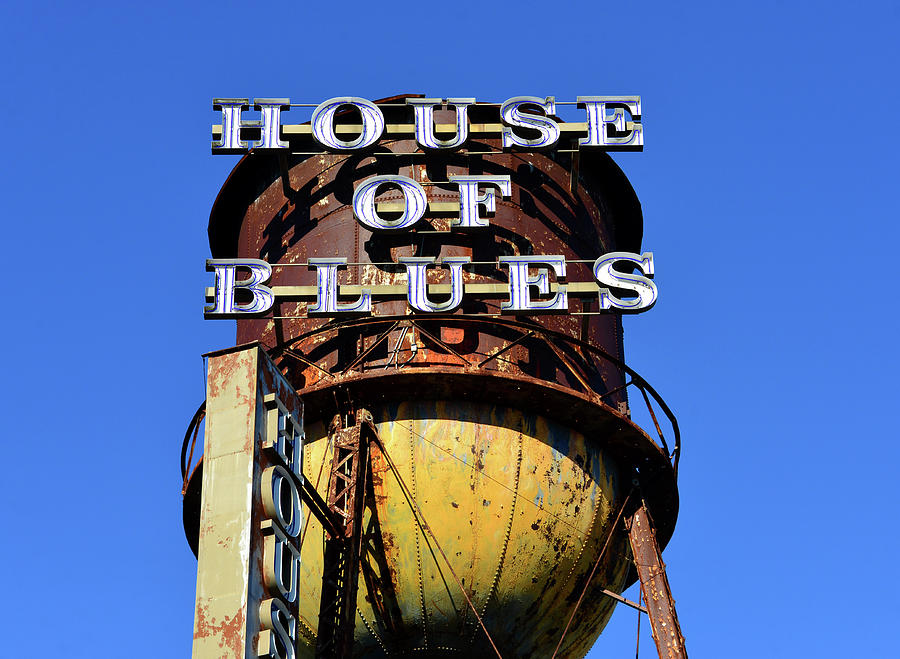 House of Blues water tower Photograph by David Lee Thompson
