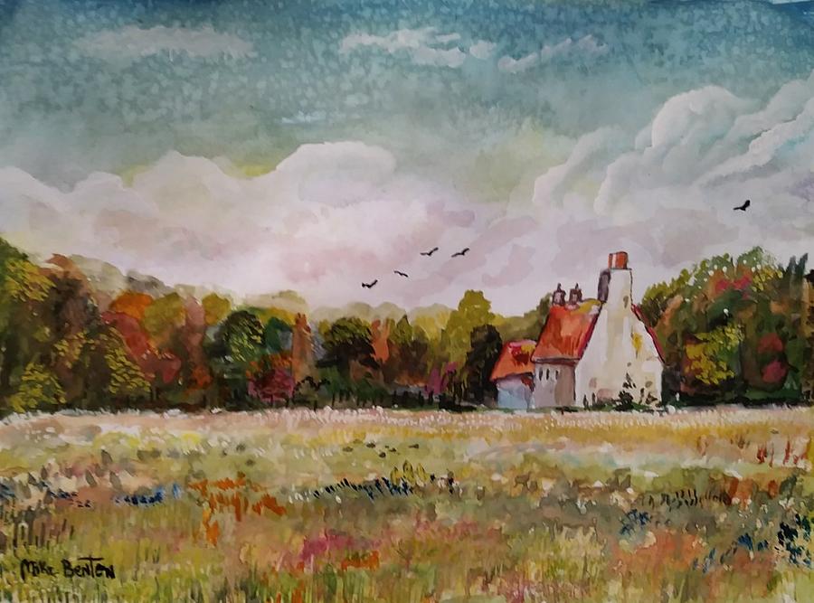 House of Usher Painting by Mike Benton