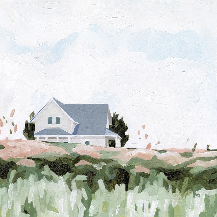 House On A Hill I Painting by Emma Scarvey