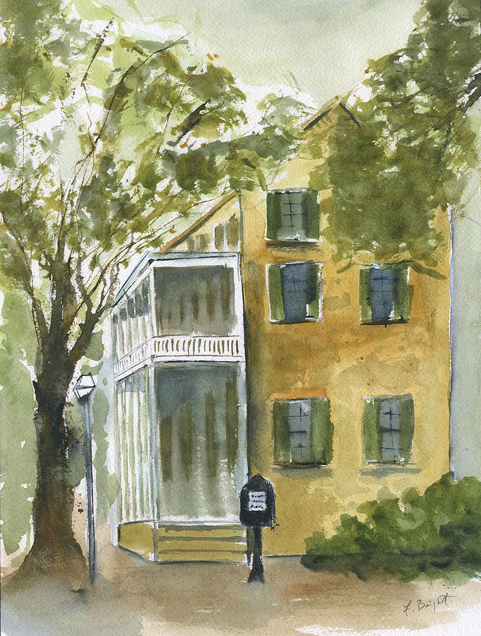 House on George Street Painting by Frank Bright