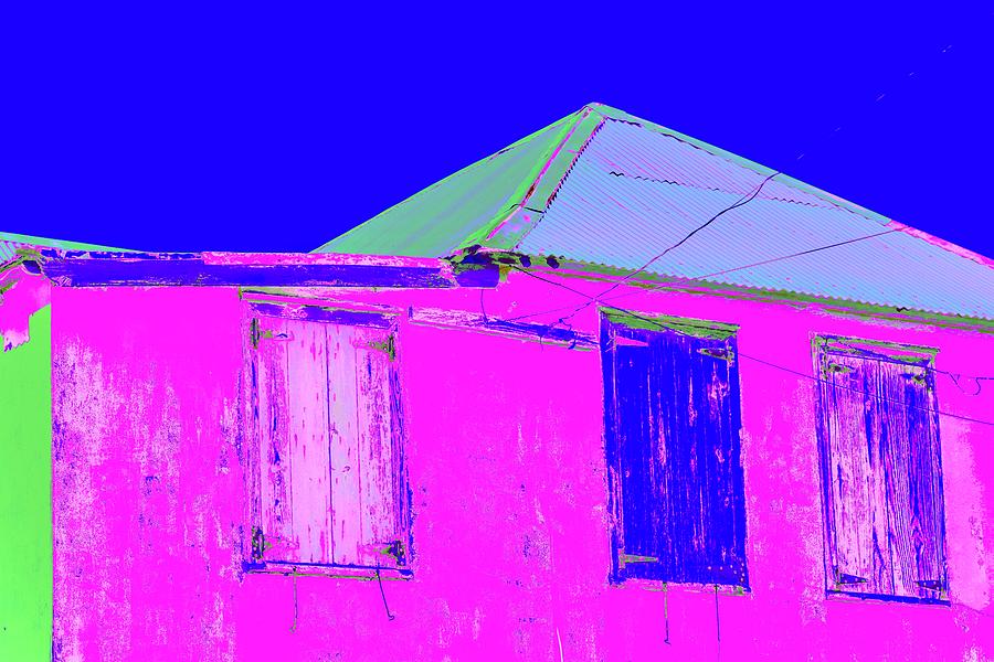 Abstract Photograph - House with Shutters, Too by Debra Grace Addison
