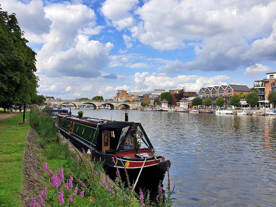 Houseboat with a View by Andrea Whitaker Houseboat with a View by Andrea Whitaker