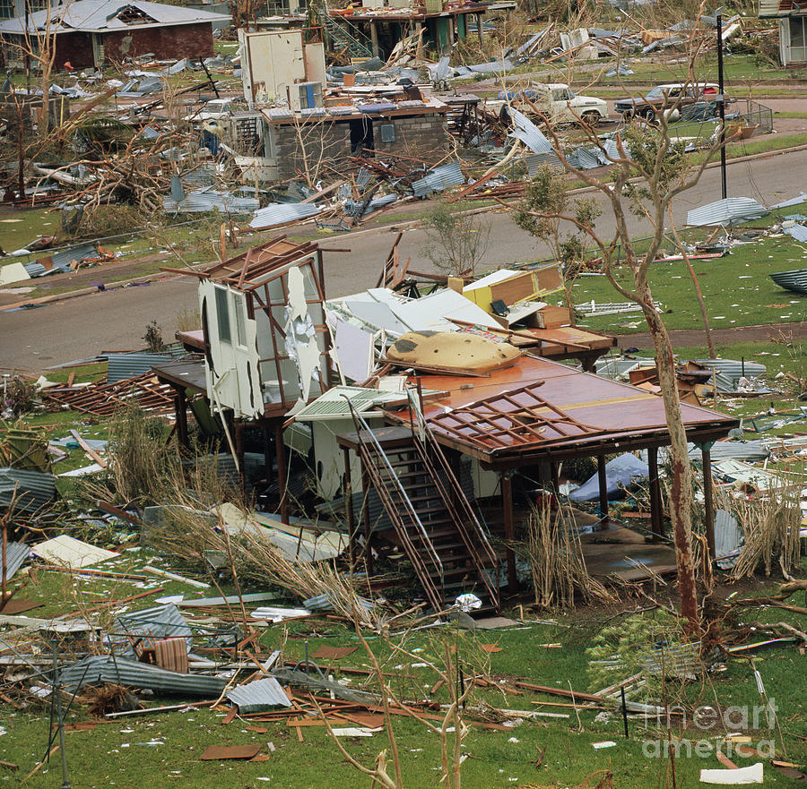 Houses Destroyed By Cyclone Tracy Photograph by Bettmann
