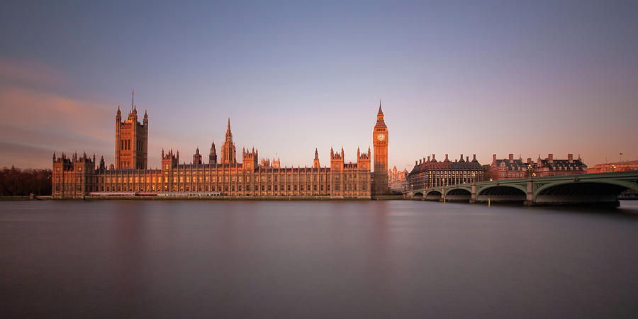 Houses Of Parliament At Dawn Photograph by Tu Xa Ha Noi