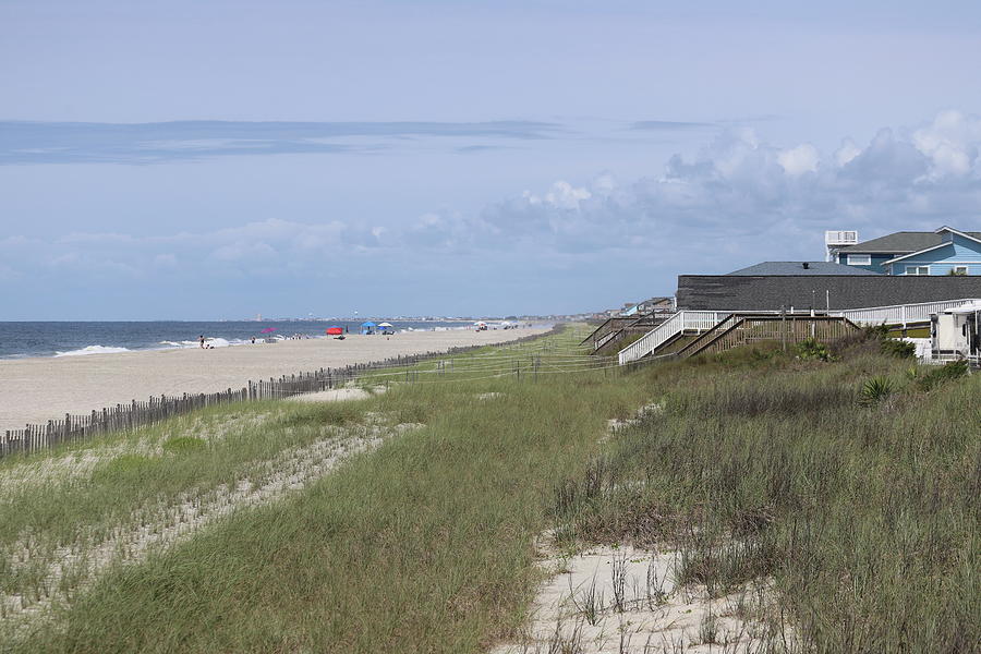 Houses On Holden Beach Photograph by Cathy Lindsey