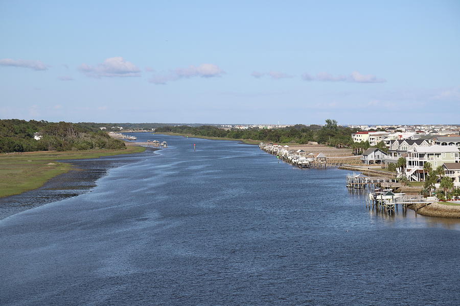 Houses On Intracoastal Waterway 4 Photograph by Cathy Lindsey - Fine ...