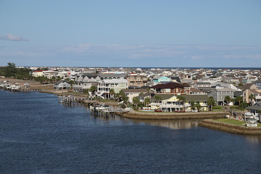 Houses On Intracoastal Waterway 9 Photograph by Cathy Lindsey - Fine ...