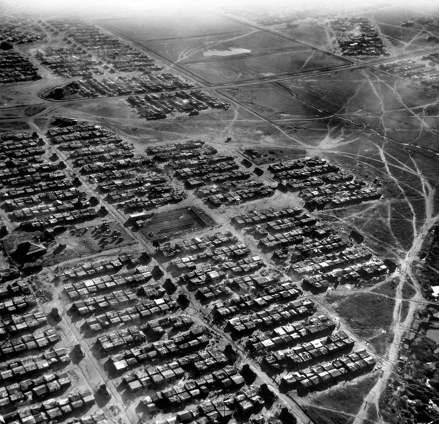 Vintage Photograph - Housing South Africa by Margaret Bourke-White