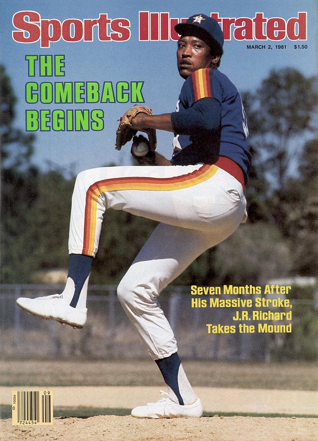 Houston Astros J.r. Richard Sports Illustrated Cover Photograph by Sports Illustrated