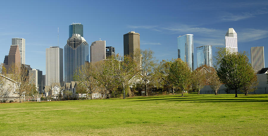 Houston City Skyline Looking Across A Photograph by Zview